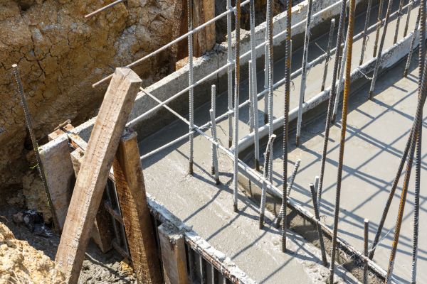 Concrete Footing Pouring in Modesto