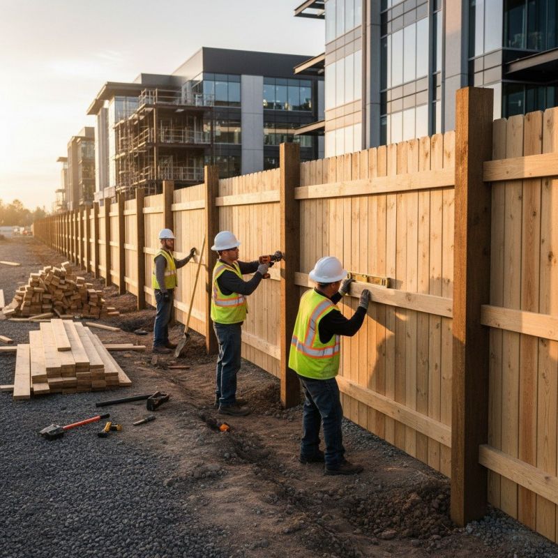 Concrete Fence Construction